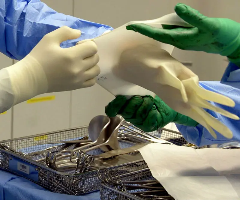 
Латексные Хирургические ручные перчатки, латексные резиновые медицинские стерильные одноразовые CE 