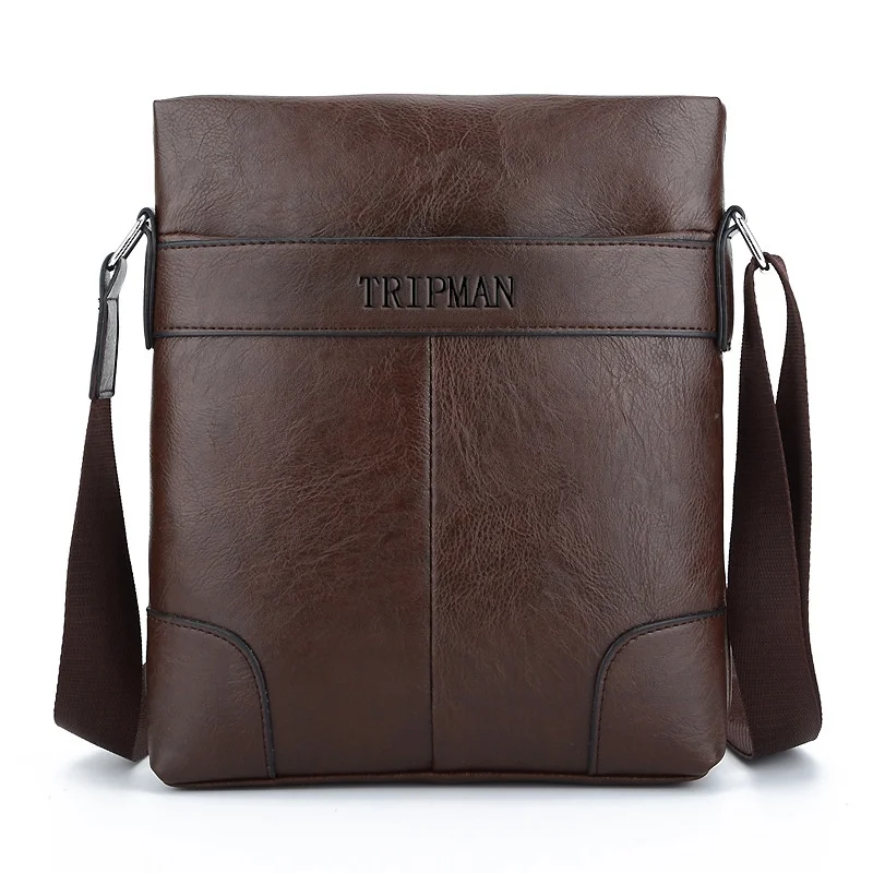 Мужская модная сумка-мессенджер из искусственной кожи, деловые сумки через плечо, портфель, принимаем индивидуальный логотип