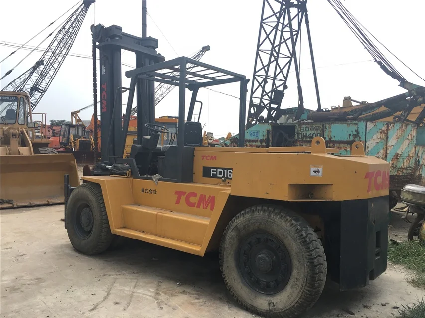 Used Tcm Fd 160 Forklift, Secondhand Tcm 16t Forklift in Good Condition
