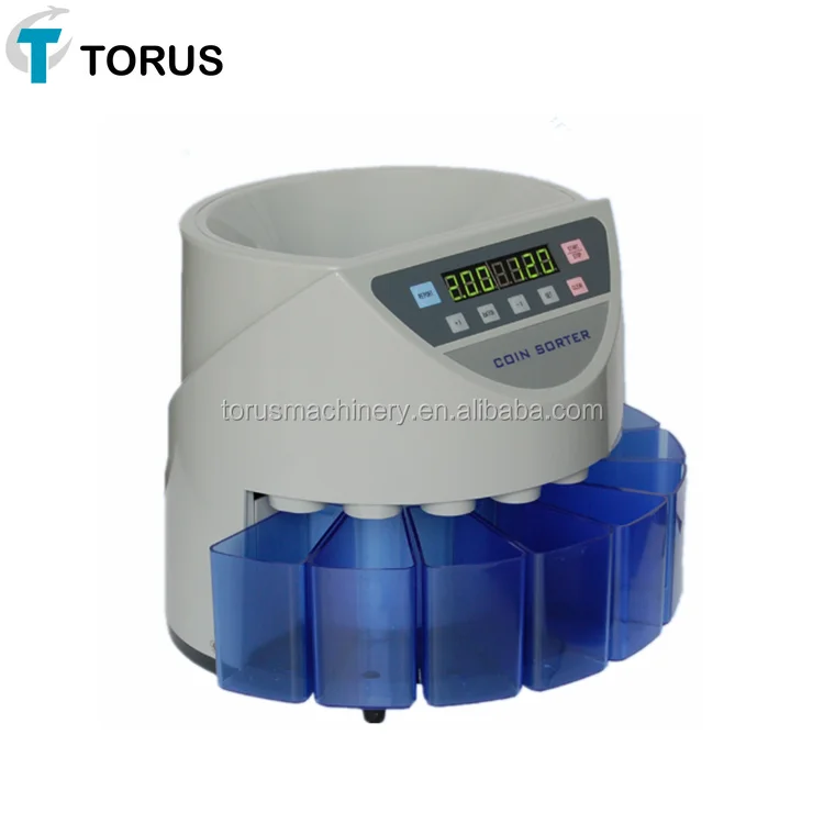 New low cost plastic coin counter With 8