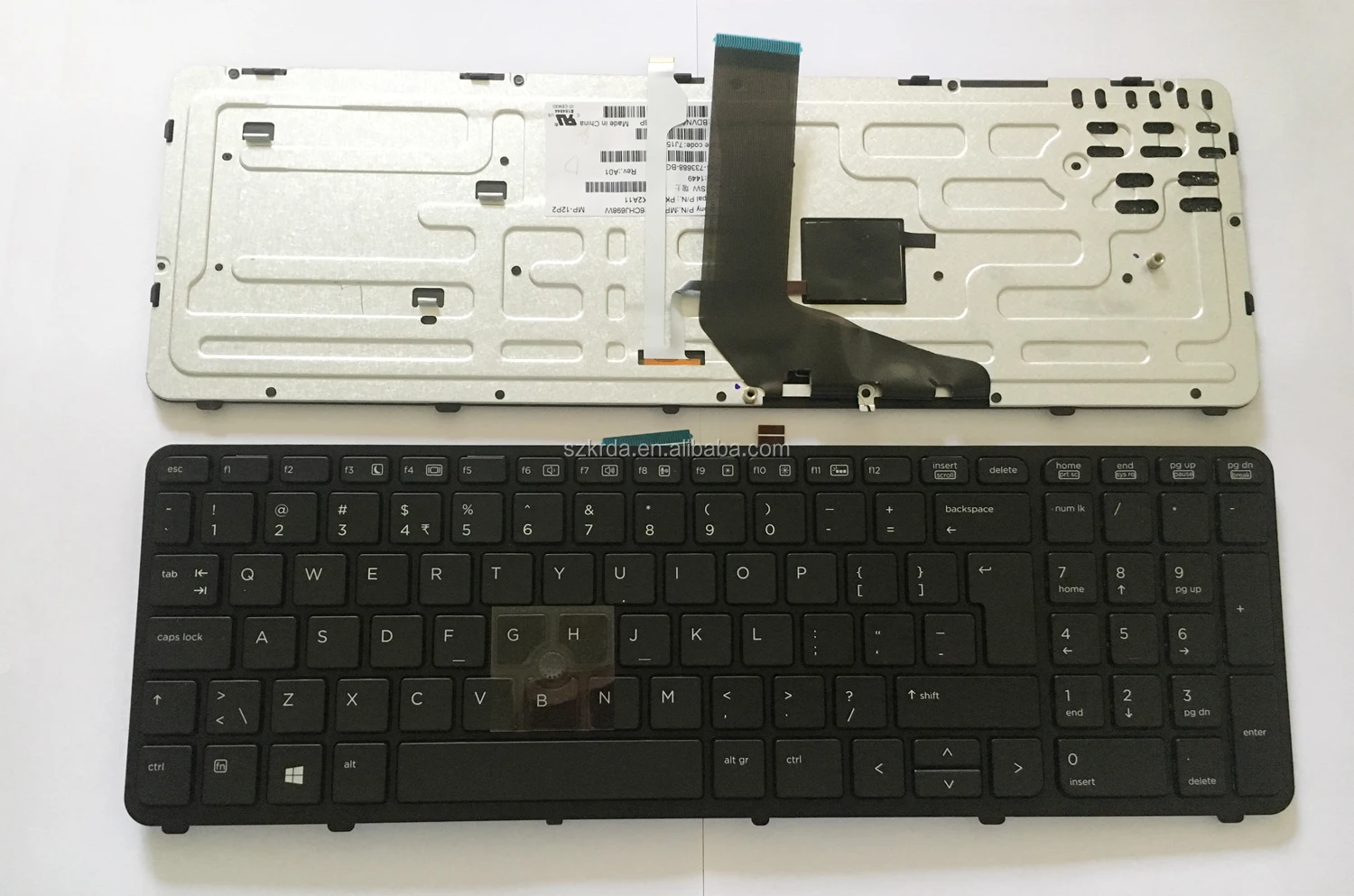 laptop keyboard for HP Zbook 15 G1 15 G2 us international keyboard with backlight