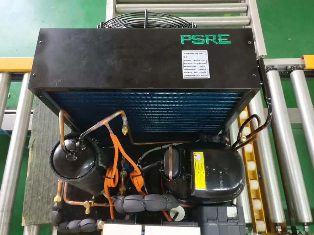 1/3-4Hp Open-type Tecumseh compressor condensing unit ,supermarket refrigeration equipment