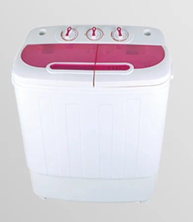 Semi-automatic mini twin tub washing machine
