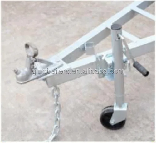 Hot Dipped Galvanized 5 leaf springs 8x5 tipper trailer with cage