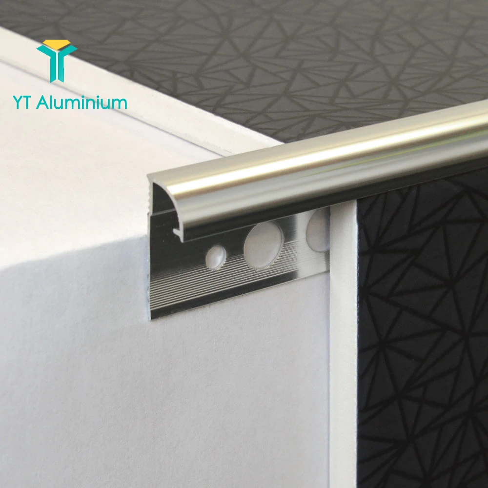 Customized Aluminum Tile Trim Profile L Shape T Shaped Metal Corner Edge Tile Trim