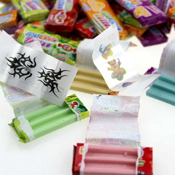 
 Пузырь/Жевательная резинка с татуировки бумаги  