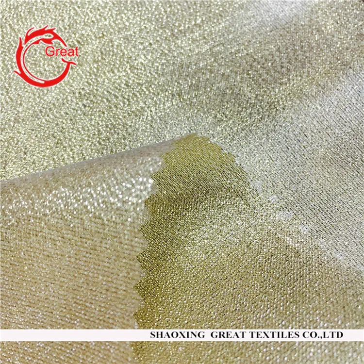 GOLD GLITTER ORGANZA FABRIC FOR WEDDING AND UPHOLSTERY