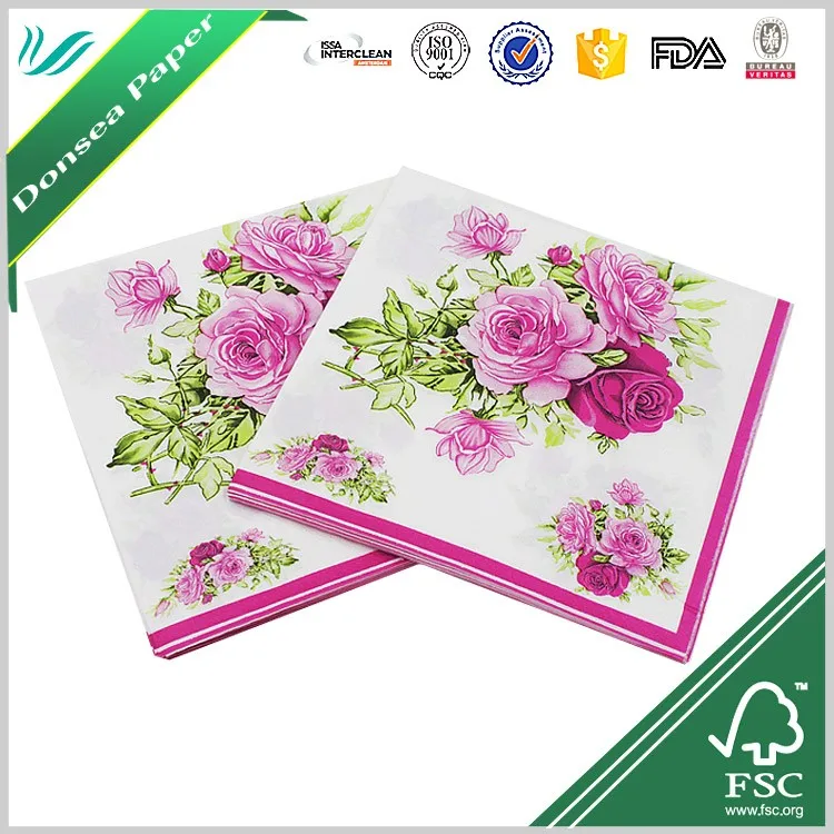 AJ02-09 250*250mm Decoupage Paper Napkins Printed Napkins
