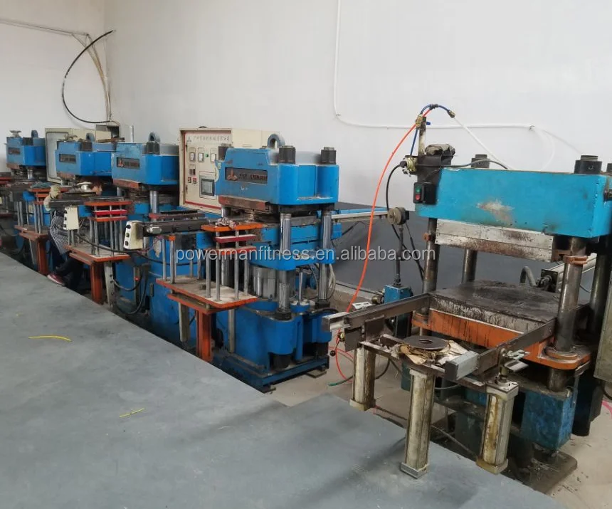 Rizhao Powerman Fitness Round Rubber Dumbbell