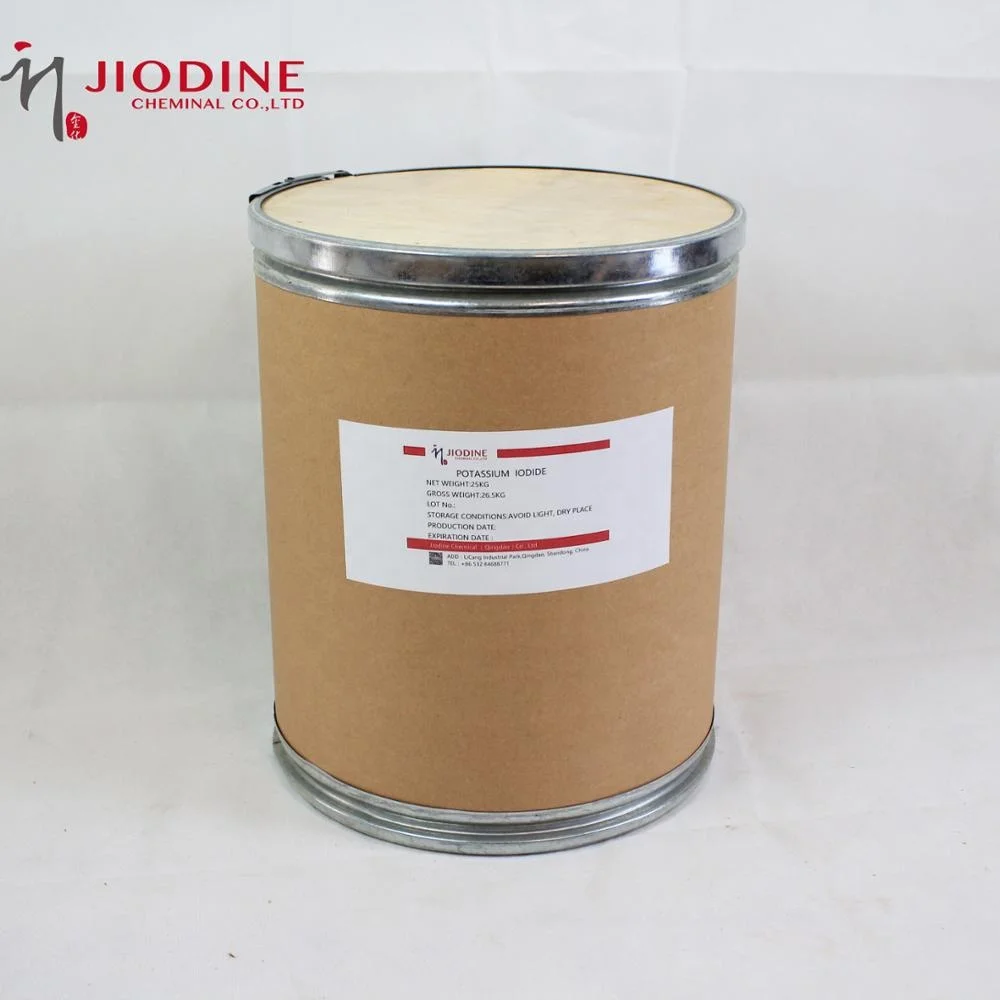 
Hot Sale Iodine Derivatives Potassium Iodide 25KGs Drum 