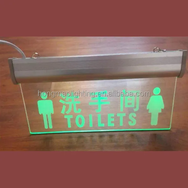 Акриловый аварийный светодиодный фонарь со стрелкой