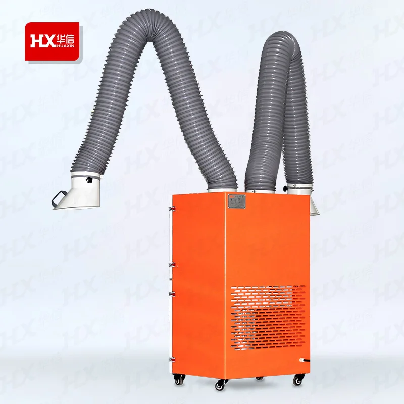 
Factory Welding Fume Extractor Smoke Extractor Dust Collector With Two Arms 