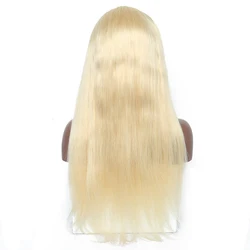 100% real virgin brazilian 613 full lace straight wig human hair Very Smooth And Soft