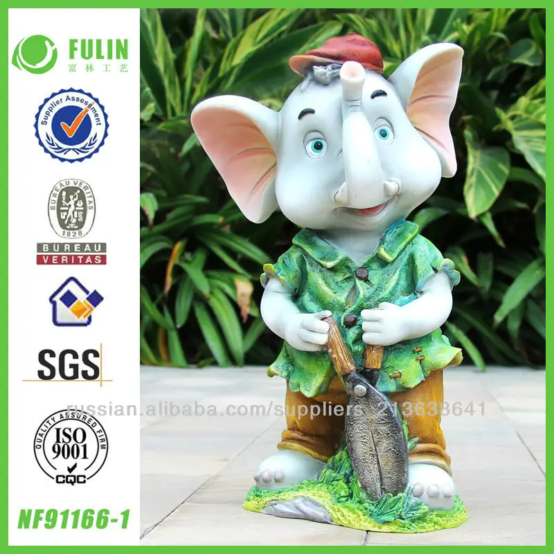 инновации, ручной работы polyresin слона satue