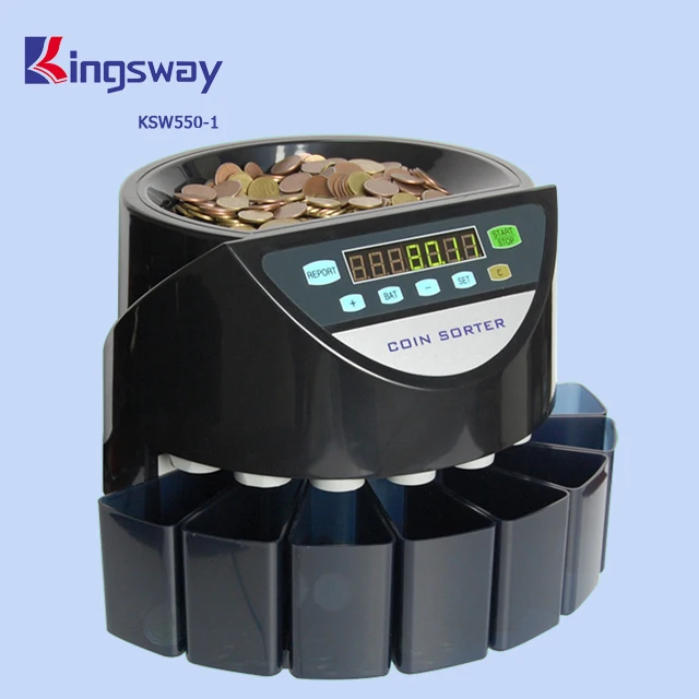 
High Speed Coin Sorter KSW550-1 with Fashionable Black. 
