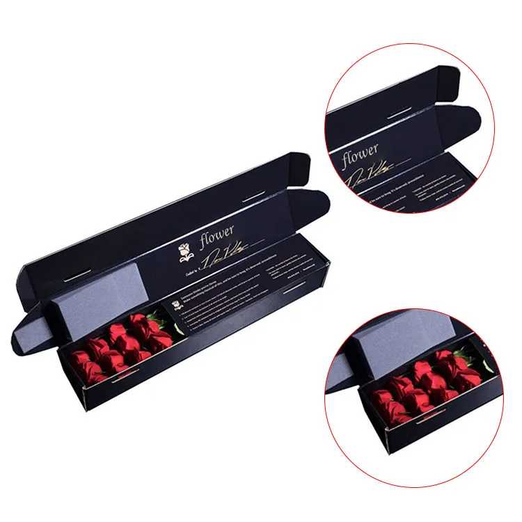 Luxury packing flower box paper gift box for flower packaging