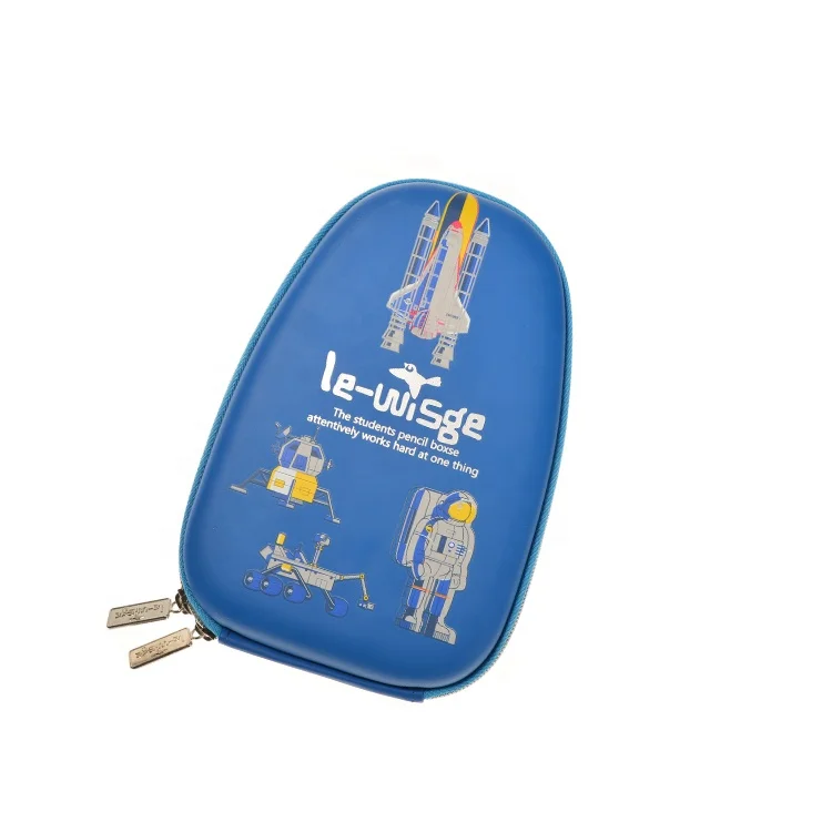 Милый пенал из ЭВА, сумки для хранения на молнии, большие Мультяшные 3d-чехлы для ручек для мальчиков, студенческий канцелярский чехол для подростков, с рисунком самолетов