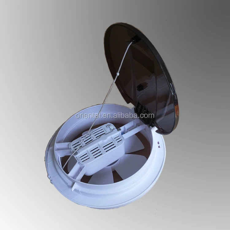 Plastic round bathroom exhaust fan