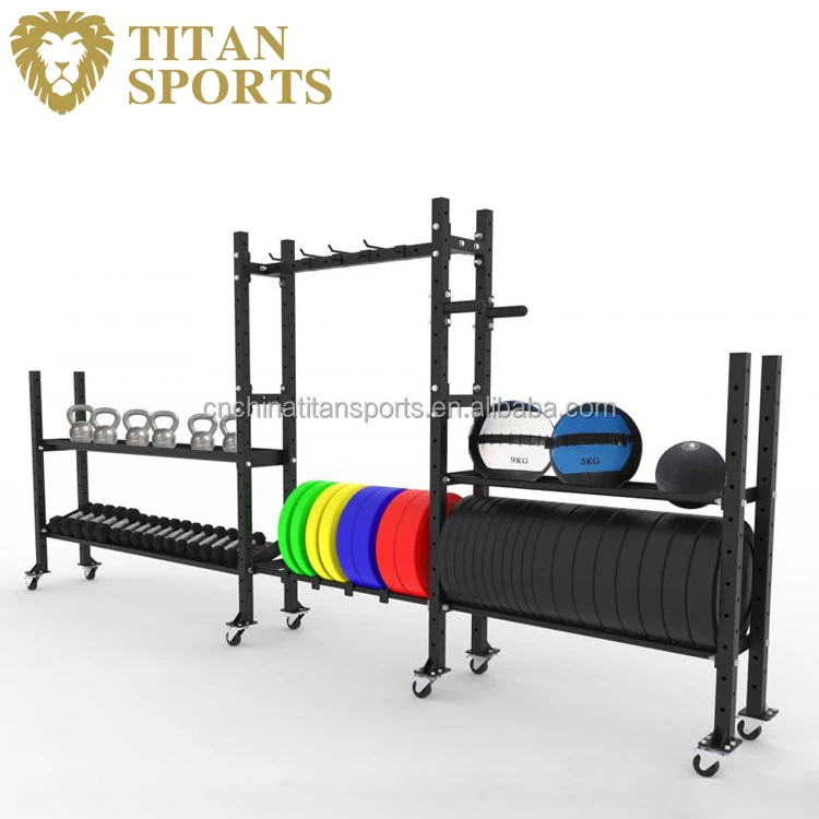 Multifunctional sotrage rack for Gym and Fitness Products