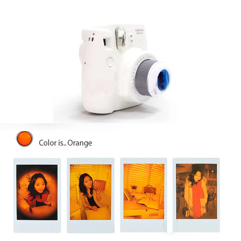 
Instax panchromatic Color filter, Close-Up Lens Compatible Filter Set for Fujifilm Instax Mini 8 8+ 9 7s Instant Film Cameras 