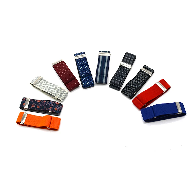 Factory Price Best Adjustable Elastic Shirt Stays Garter Straps Sock Suspenders Shirt Sleeve Holder for Men