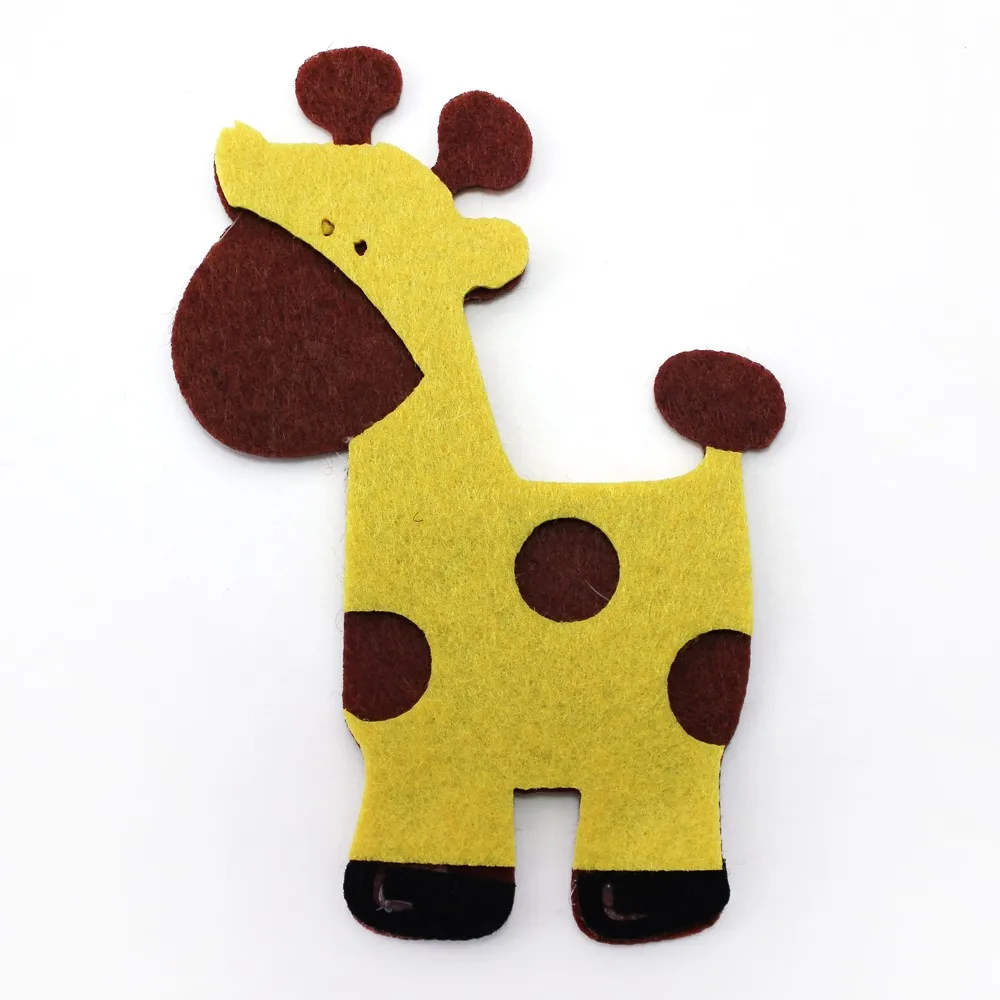 
Non-woven Felt Zoo Animal die Cut out Shapes for Handcrafts Art Projects Home Classroom Decoration 
