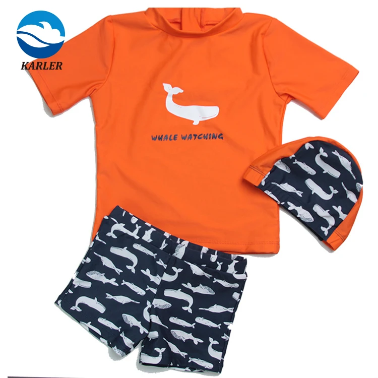 Оптовая продажа детский купальный костюм с защитой от УФ-лучей 2022 модный пляжный