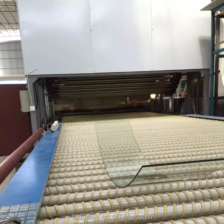 CE Building / Shower room glass flat bent tempering furnace machine