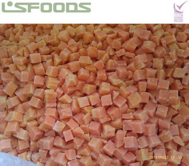 frozen IQF sweet potato