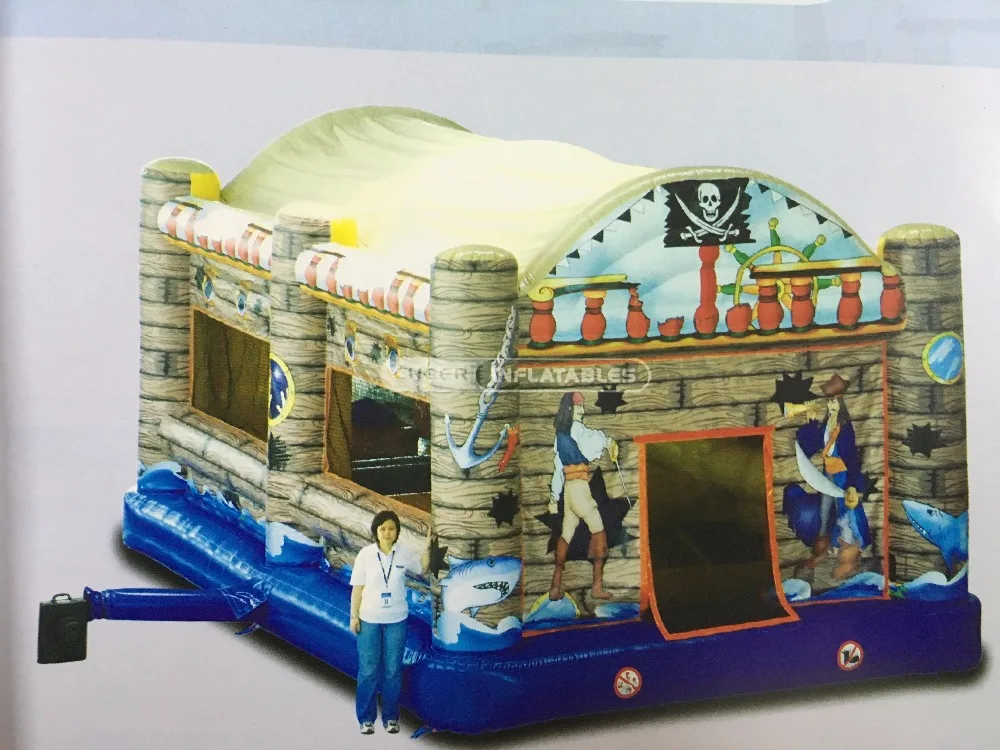 Cheer Amusement the Most Interesting Inflatable Cannon Playhouse Indoor Kids Playhouse