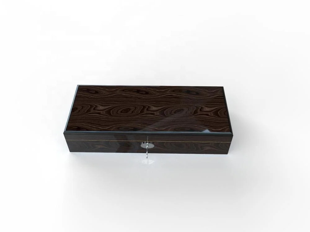 Walnut Finishing Wholesale Wooden Cigar Humidor Boxes
