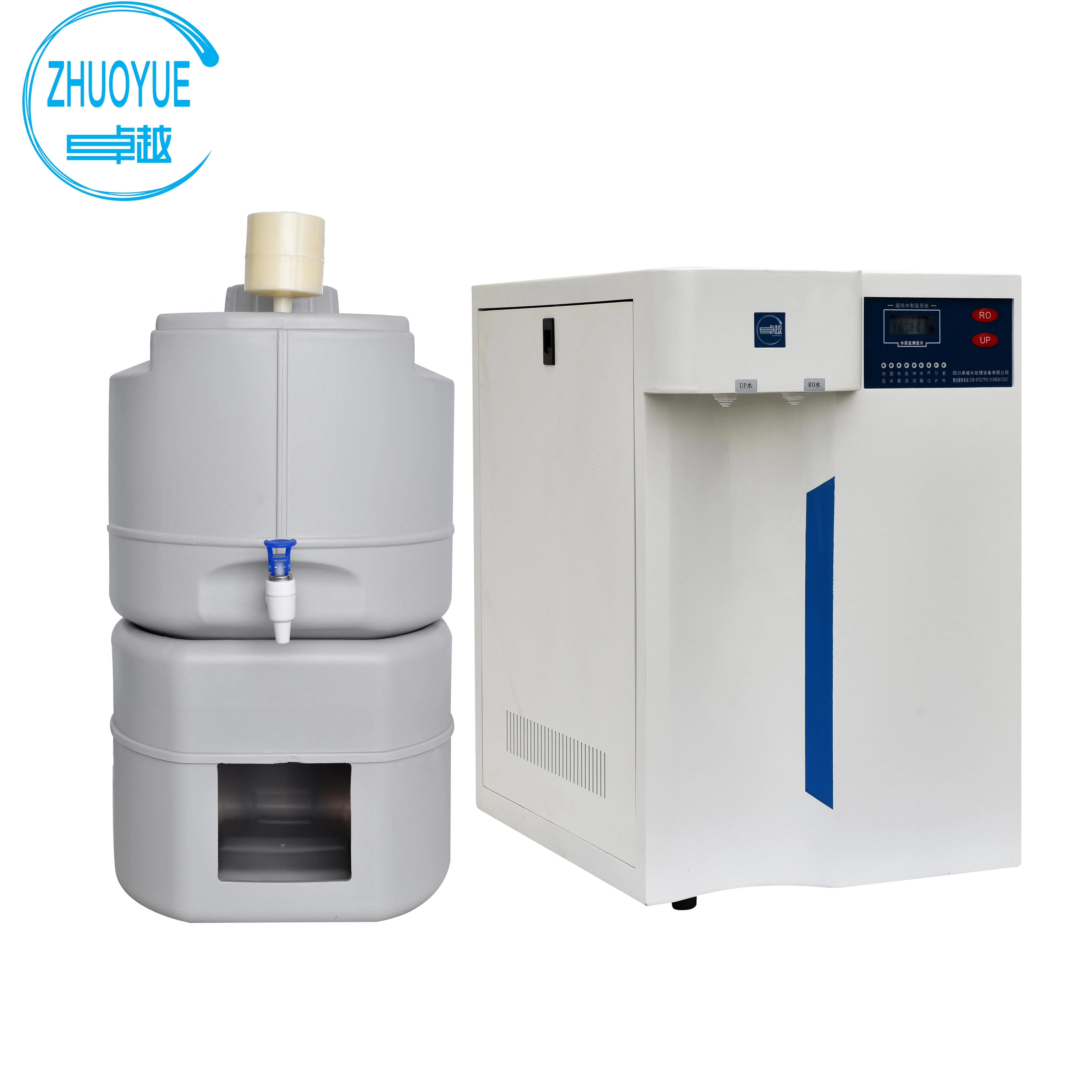 General Laboratory Filtration Deionized Water Machine with Resisitivity and Conductivity Display ZYC