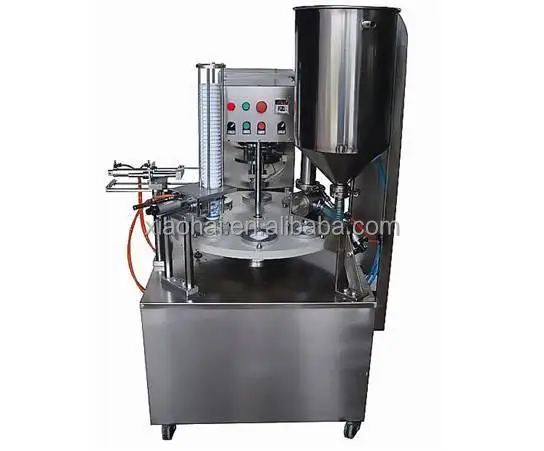 KIS-900 Rotary coffee capsule filling and sealing machine for nespresso, K cup