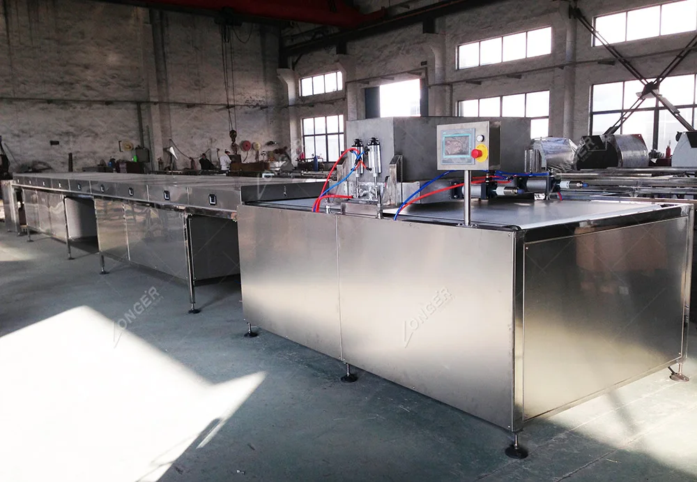 400MM Conveyor Belt Width Chocolate Drops Extruder Chocolate Chips Depositing Machine