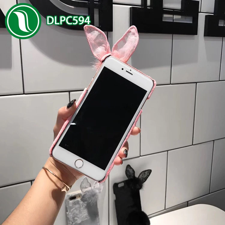 2017 new bowknot plush cell phone case the equip for manufacture of cover for mobile phone for iPhone 7