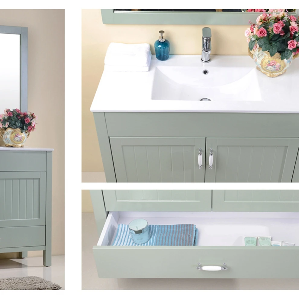 Luxury Bathroom Furniture Gold and Black Vanity Bathroom Wash Basin Rv Bathroom Cabinets Shower and Toilet for Rv