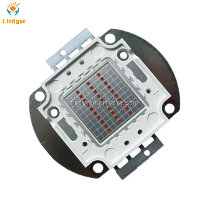 High Power LEDs 10W 20W 40W 50W 60W 70W 80W 90W 100W 200W 300W 400W 500W COB LED chip array 30W Red 620nm 625nm 630nm datasheet