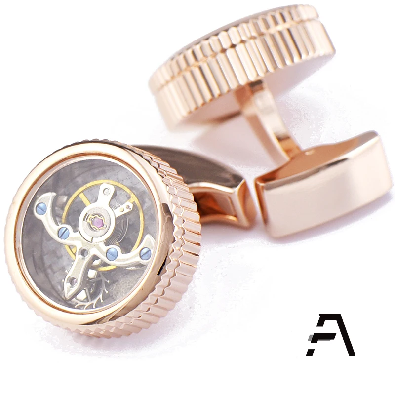 Серебряные запонки для мужских часов с турбийоном, оптовая продажа