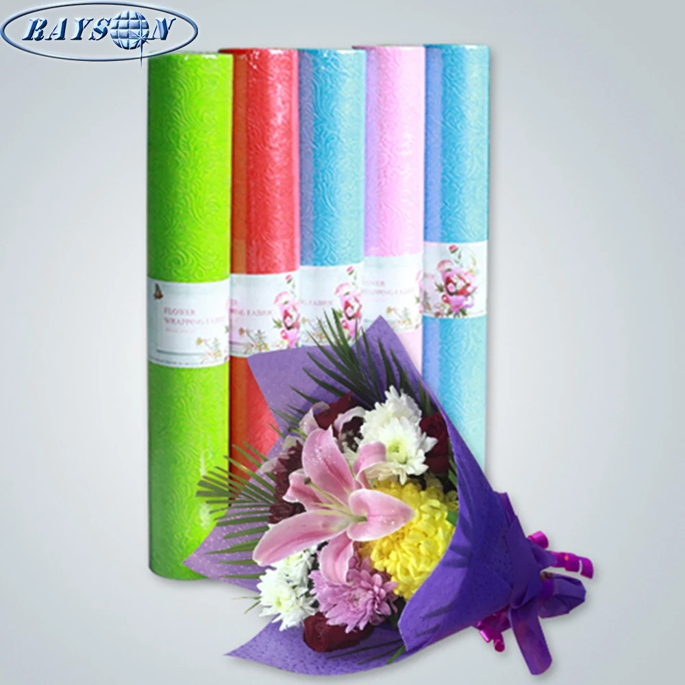 flower packaging materials non-woven fabric flower wrapping paper waterproof