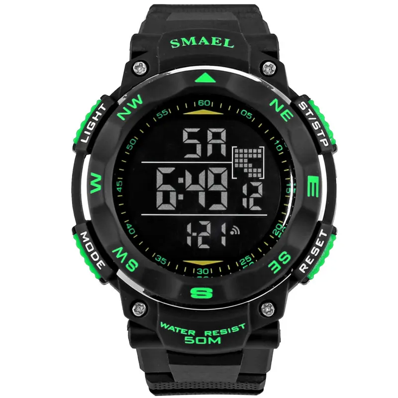 SMAEL mutil function  men watch 1235  digital men sport watch waterproof