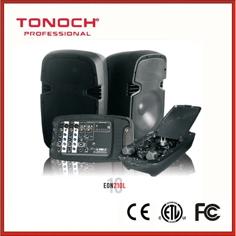 Hot sell used music combo speaker with USD/BT/FM active combo speaker  for karaoke