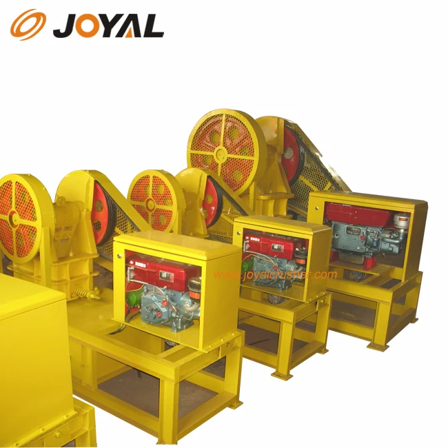 Joyal Hot Sale Unique Design Portable crusher machine small Mobile Stone Diesel Engine Jaw Crusher