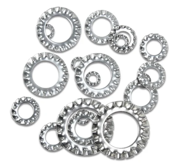 ODM&OEM DIN6798j Internal Serrated Lock Washer/Teeth Washer Steel serrated Lock Washer DIN 6797 and 6798
