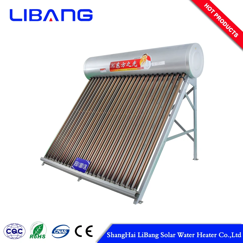 
High Quality Vacuum Glass Tubes Galvanized Color Steel Bathroom Solar Collectors Price Solar Water Heater 