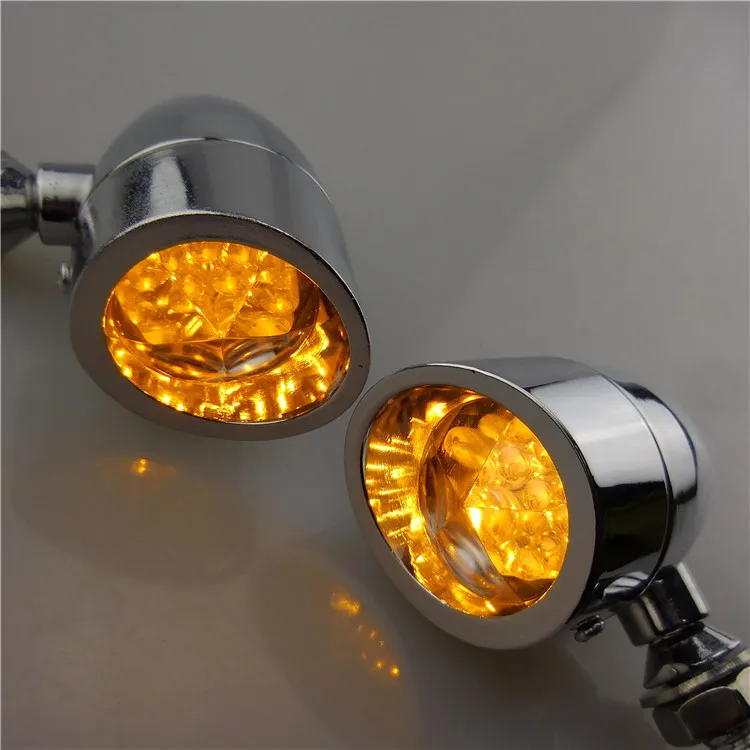 Motorcycle LED Turn Signal Lights Blinker Front Rear Lights for Motorbike eBike Dirt Street Bike