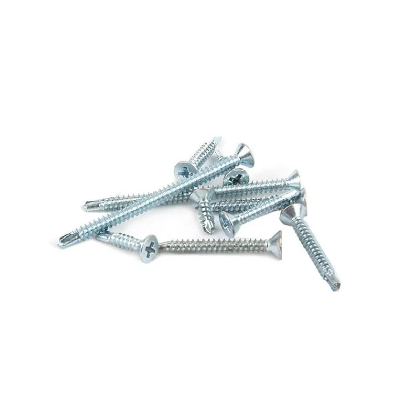 satnadard din 7504p flat countersunk head drilling screw by China