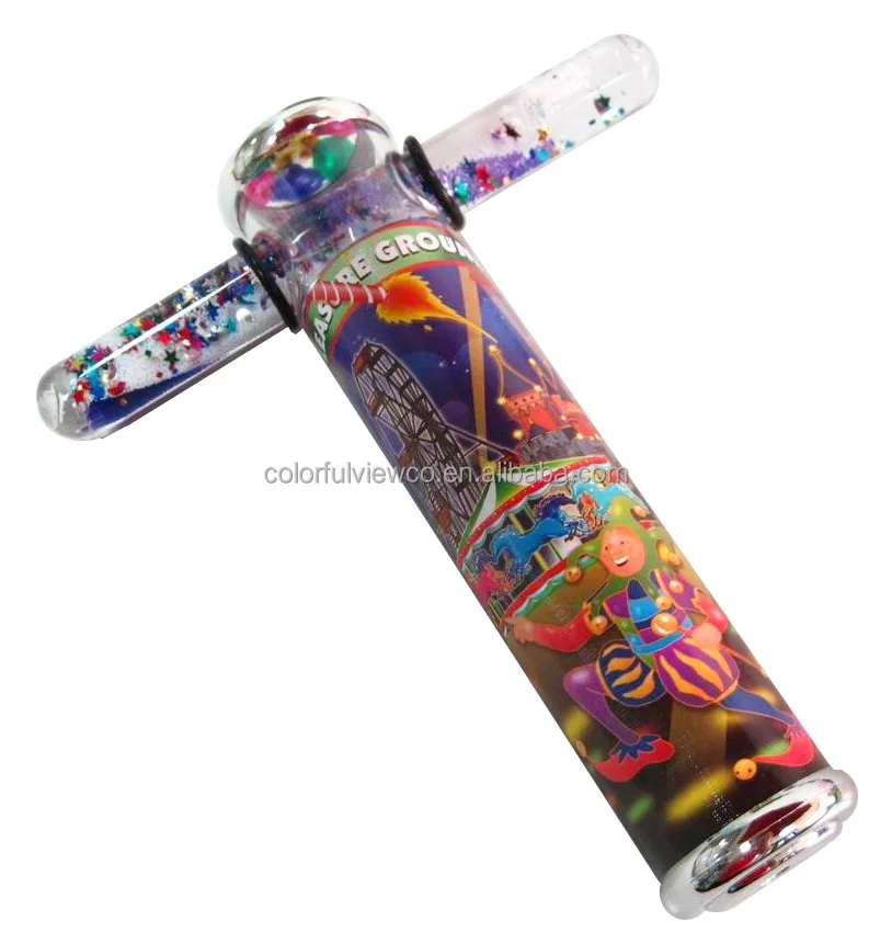 Gift Items Liquid Glitter Wand Kaleidoscopes-can be custom printed design or as souvenir