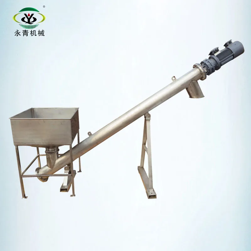 Промышленные Большой порошок кормления наклонный конвейер винтовой