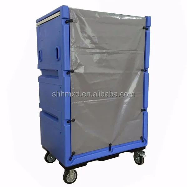 
Plastic laundry trolley 