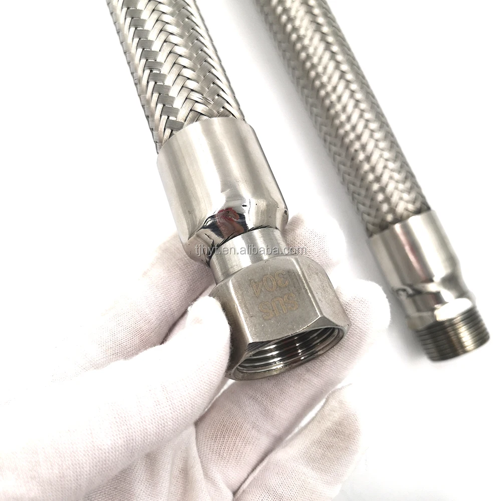 Гибкий плетеный металлический шланг из нержавеющей стали